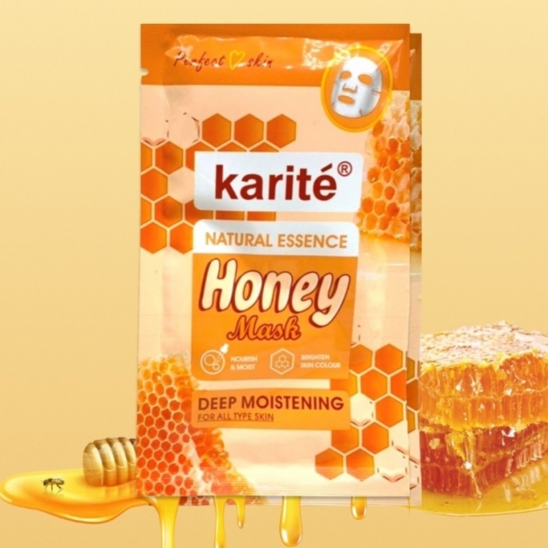Buy Karite Natural Honey Deep Moistening Nourishing Brightening Facial Mask  25ml Online at Best Price in Nepal: OKDam