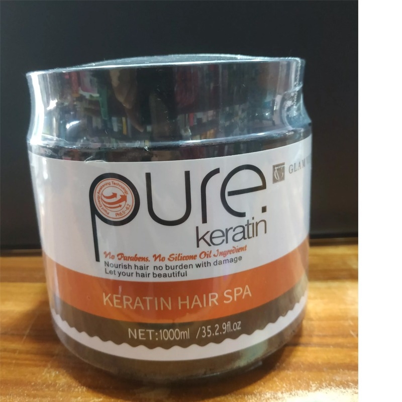 Buy Glam Vista Pure Keratin Hair Spa (No Parabens and Silicone) 1000ml  Online at Best Price in Nepal: OKDam