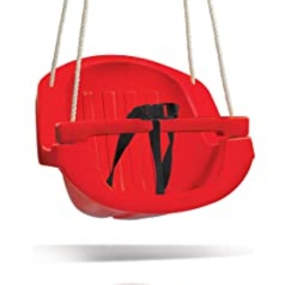 Ok Play Toddler Swing for Kids of Age 1 Year & Above Perfect Toys for Home, Indoor and Outdoor-989898 Red