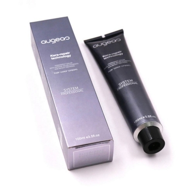 Augeas Kera-Repair Permanent Hair Color With Wheat Protein - Dark Blonde Ash 6/1