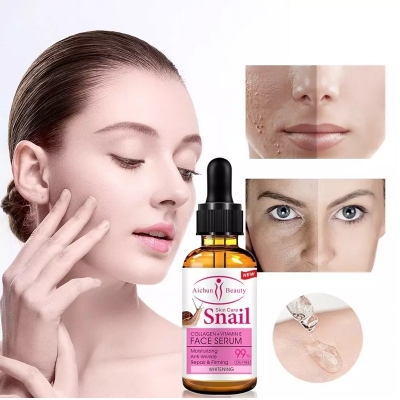 Snail Oil Free Collagen and Vitamin E Skin Repairing and Moisturizing Serum 30ml